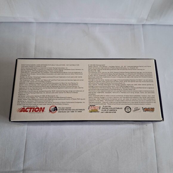 1999 Dale Earnhardt Jr. #3 ACDelco Monte Carlo Limited Edition 1:24 Scale Diecas - Picture 10 of 10